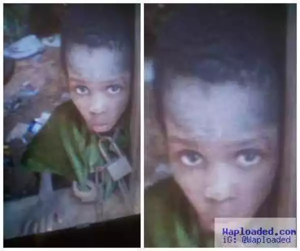 I Stole Because I Was Hungry – 9yr Old Boy Who Was Chained By His Father In Ogun State Says